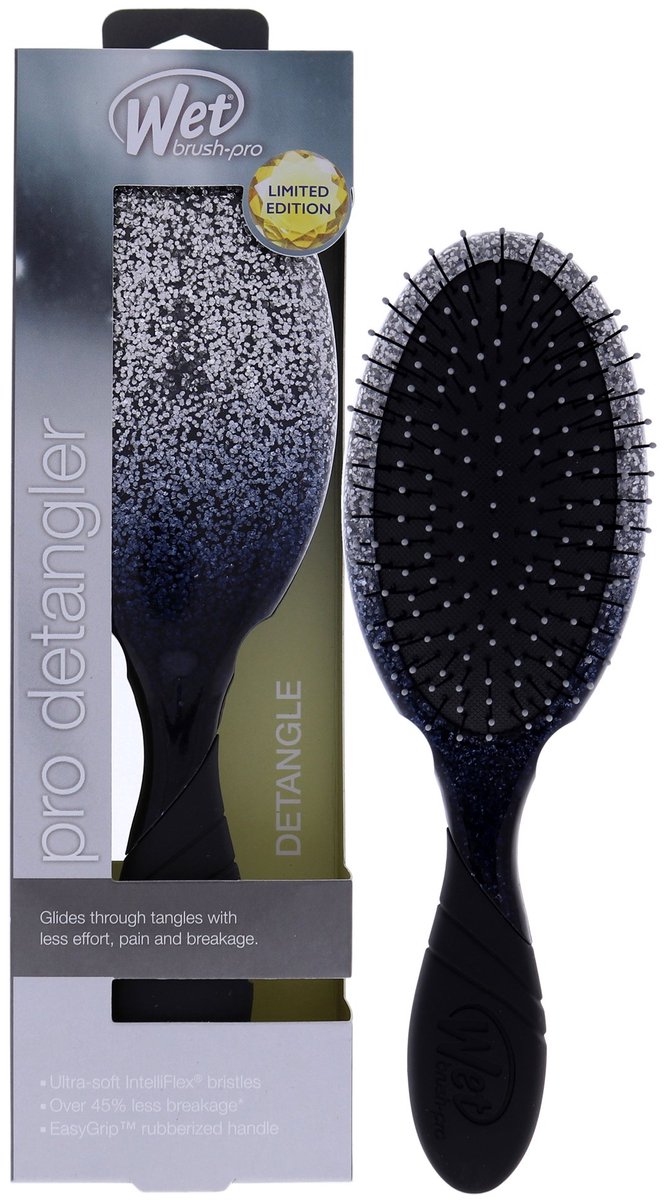 WetBrush PRO Detangler Gilded Glamour - Shimmer Storm - Haarborstel - Professionele Ontwarrende Borstel - Geschikt Voor Nat En Droog Haar - Vermindert Haarbreuk - Ultra Zachte IntelliFlex® Borstelharen - Voor Elk Haartype - Luxe Metallic Design