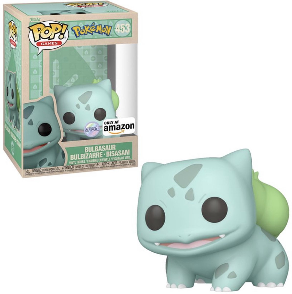 Funko Pop! - Games: Pokemon - Bulbasuar #453 Soft Color - Special Edition