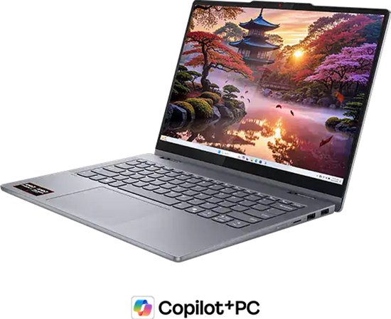 Lenovo IdeaPad 5 2-in-1 14AKP10 – 14 inch OLED Convertible Laptop – Ryzen AI 7 – 16GB – 512GB SSD – Windows 11 – Grijs - Lenovo - Hoofdafbeelding