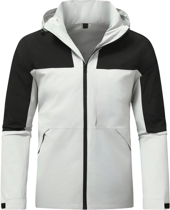 YOUTHUP Jack - Veste de Plein Air Bicolore et 3-en-1 - 4XL