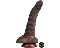 Banoch | Fantasy dildo orrynis | zwart | zuignap siliconen