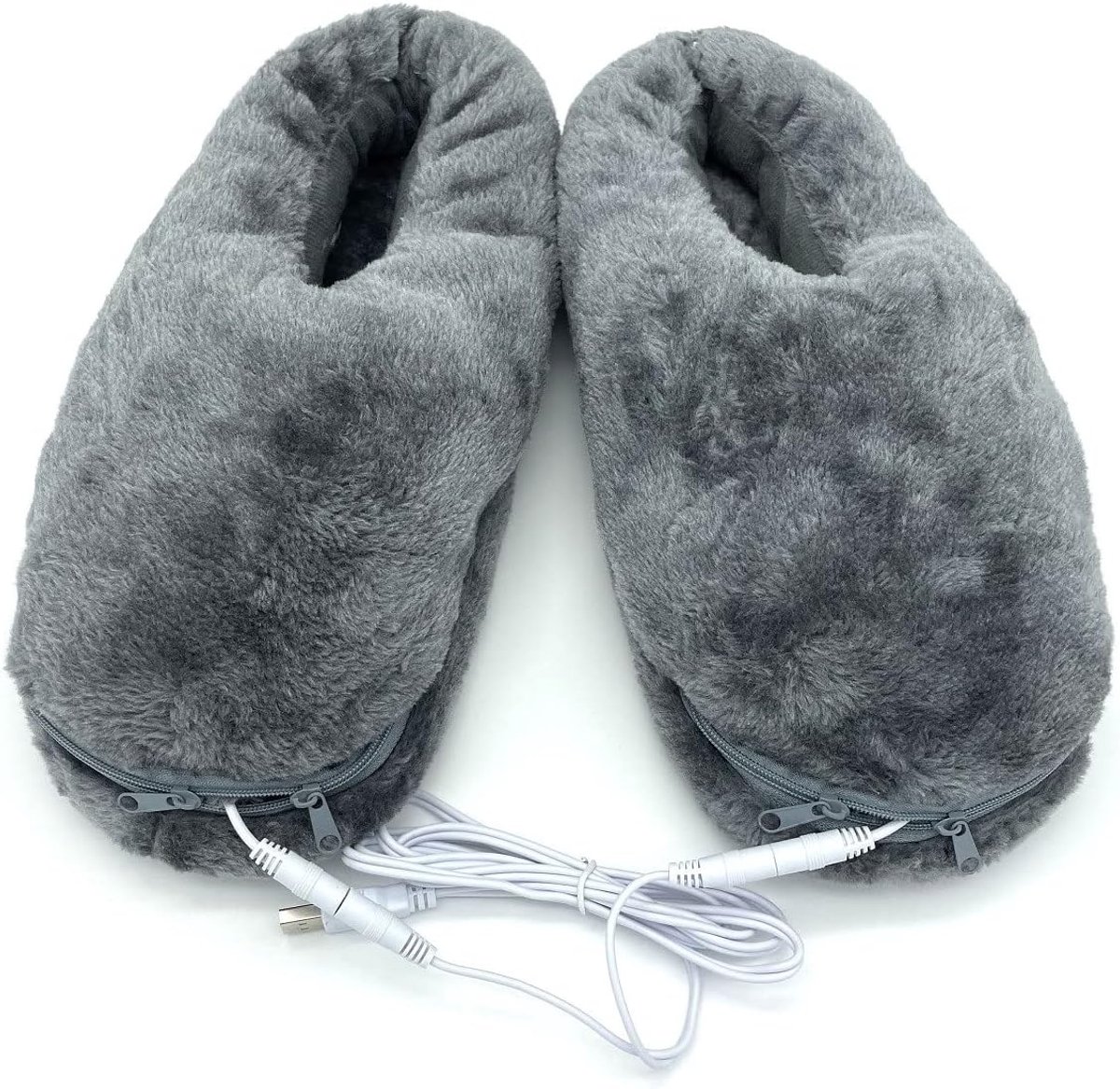 USB Verwarmde Elektrische Slofjes-Voetverwarmer - Winter Warmte Slofjes / Verwarmde Schoenen / Voetheater - Ideaal voor Thuis, Werken, Winter & Warmtecomfort — cadeau in Gadgets - foto 4