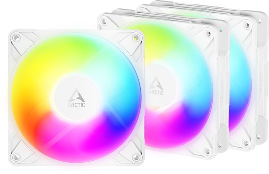 Arctic P12 PRO Reverse A-RGB weiß 3er-Pack