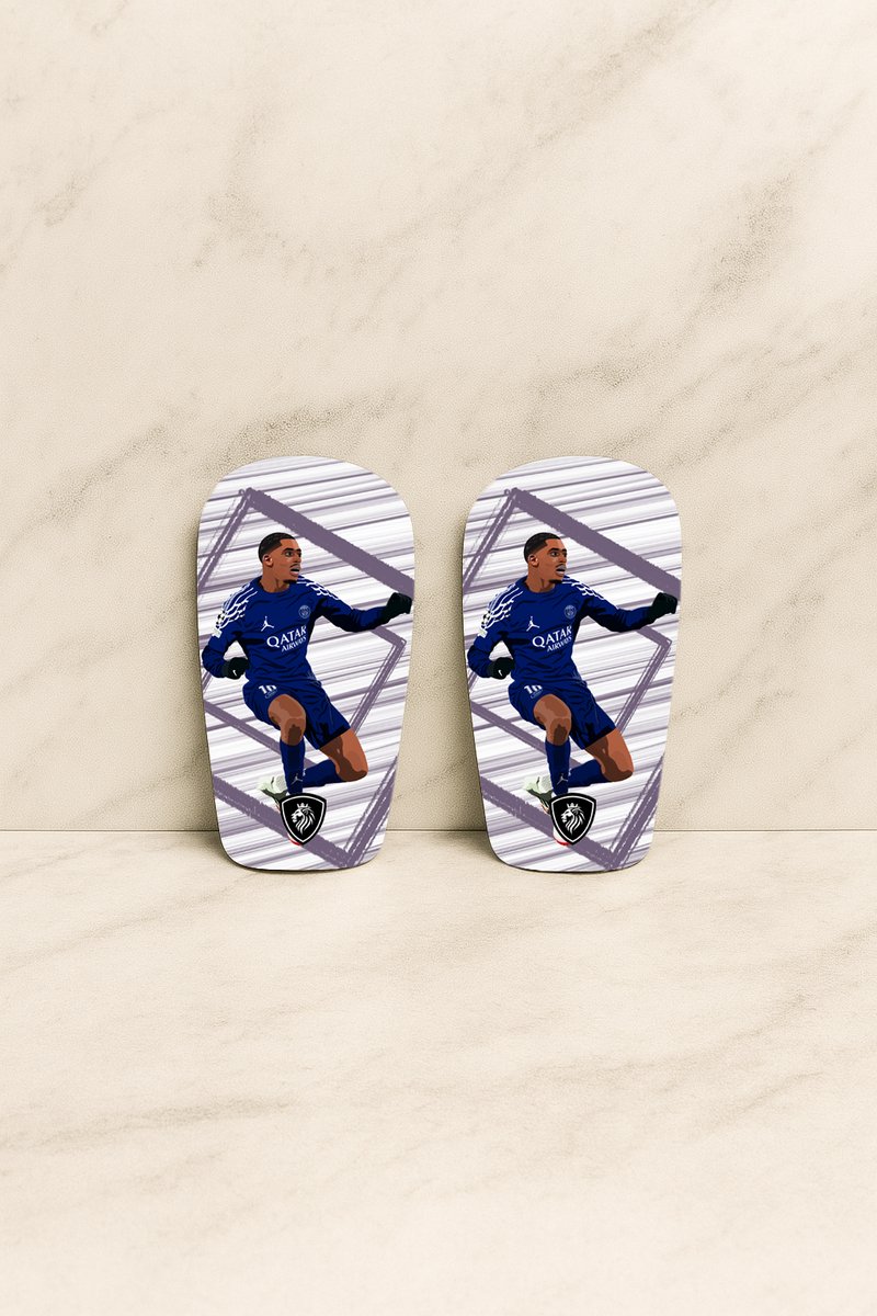 Scheenbeschermers Dembele - voetbal - customized - personaliseerd - Maat M