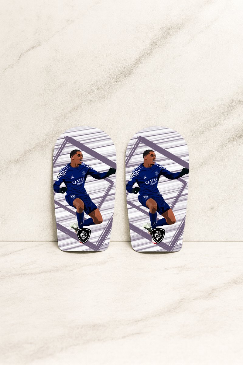 Dembele scheenbeschermers - voetbal - customized - gepersonaliseerd - Maat L