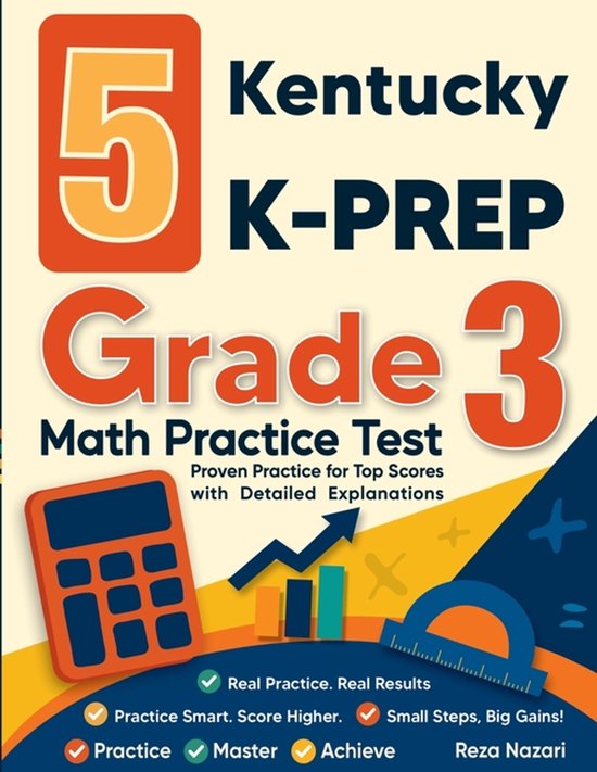 5 Kentucky K-PREP Grade 3 Math Practice Tests - cover