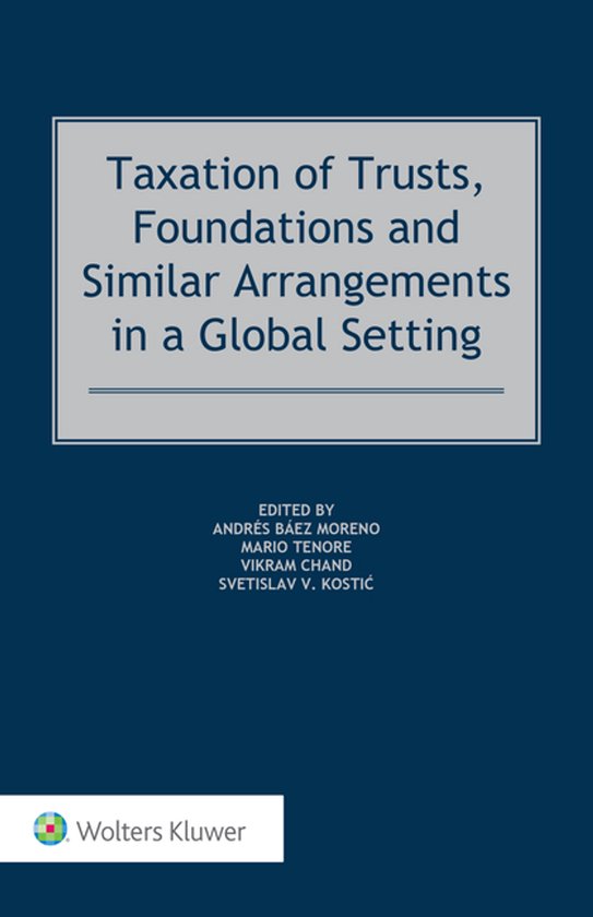 Taxation of Trusts, Foundations and Similar Arrangements in  ... - cover