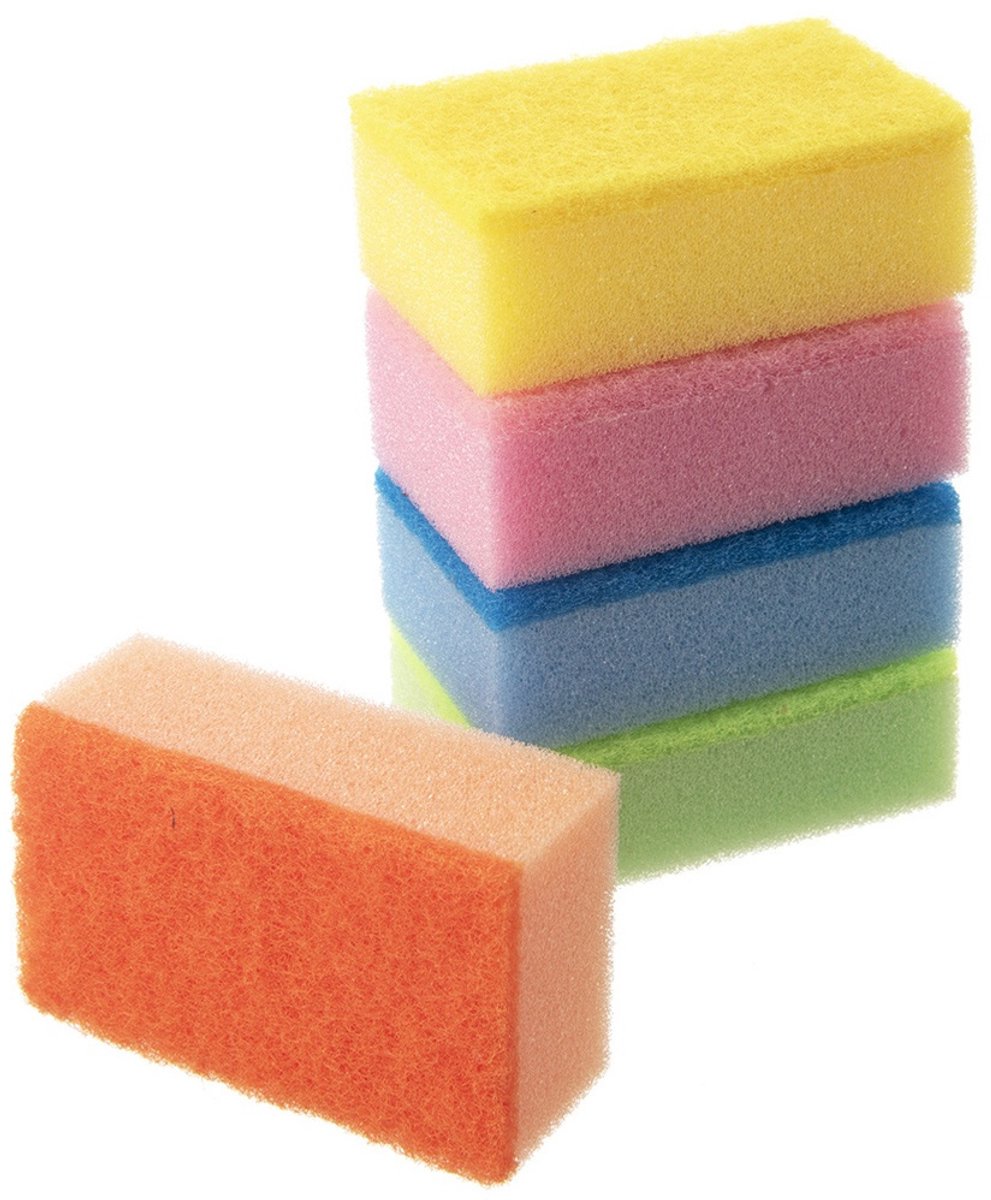 Orion - Keukenspons Set - 5 Stuks - Verschillende Kleuren - Duurzaam Gebruik