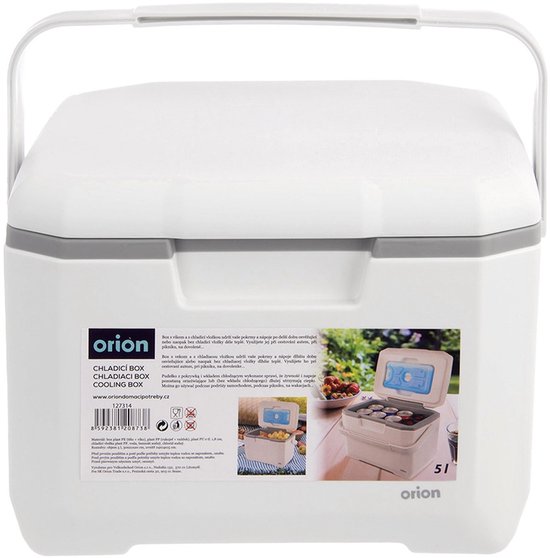 Orion - Koelbox - 5 l - Compact - Witte Kleur - Met Koelelement van Merkloos — afbeelding 5