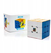 MoYu RS3 M Maglev Speed Cube Magnétique - Sans Autocollant - Rotation Cube Puzzle - Cube Magic
