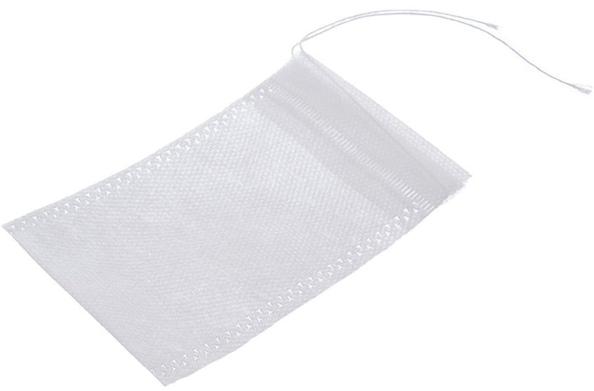 Orion - Textiele Theezakjes - 50 stuks - 6,5x10,5 cm - Witte Vlokken