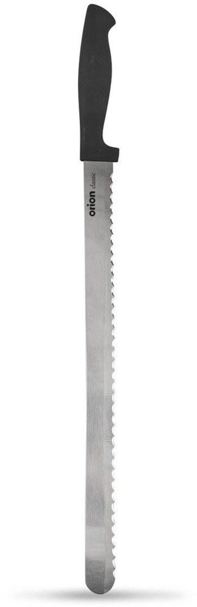 Orion Classic - Stalen Taartschep - 39 cm - Zwarte Handgreep - Roestvrij