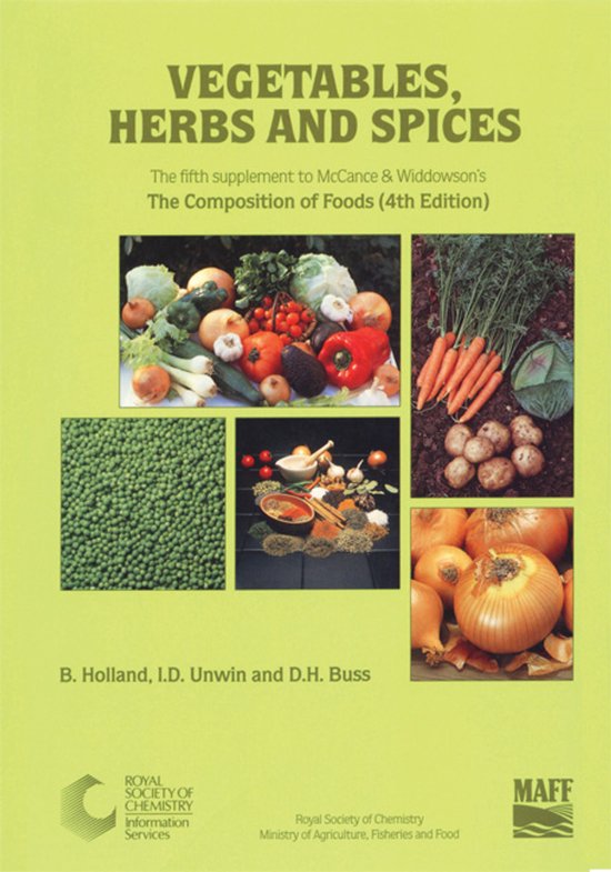 Vegetables, Herbs and Spices - cover