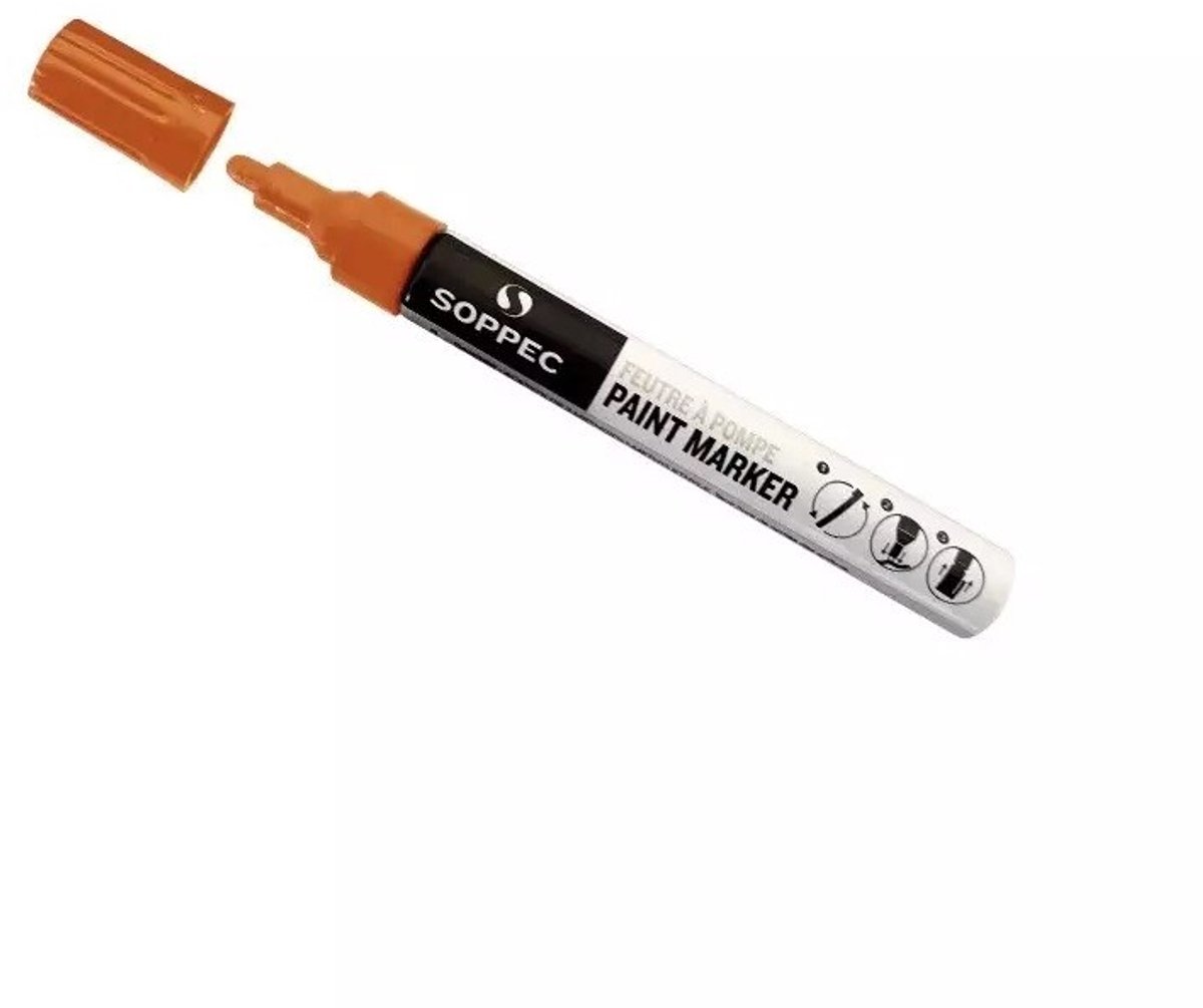 SOPPEC Verf Markeerstift Oranje