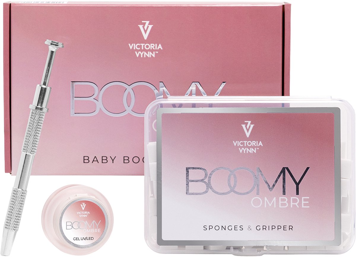 BOOMY OMBRE Baby Boomer Set – Complete Ombre Nail Kit met Sponge & UV Gel – Perfect voor Babyboomer Effect Hairshoponline