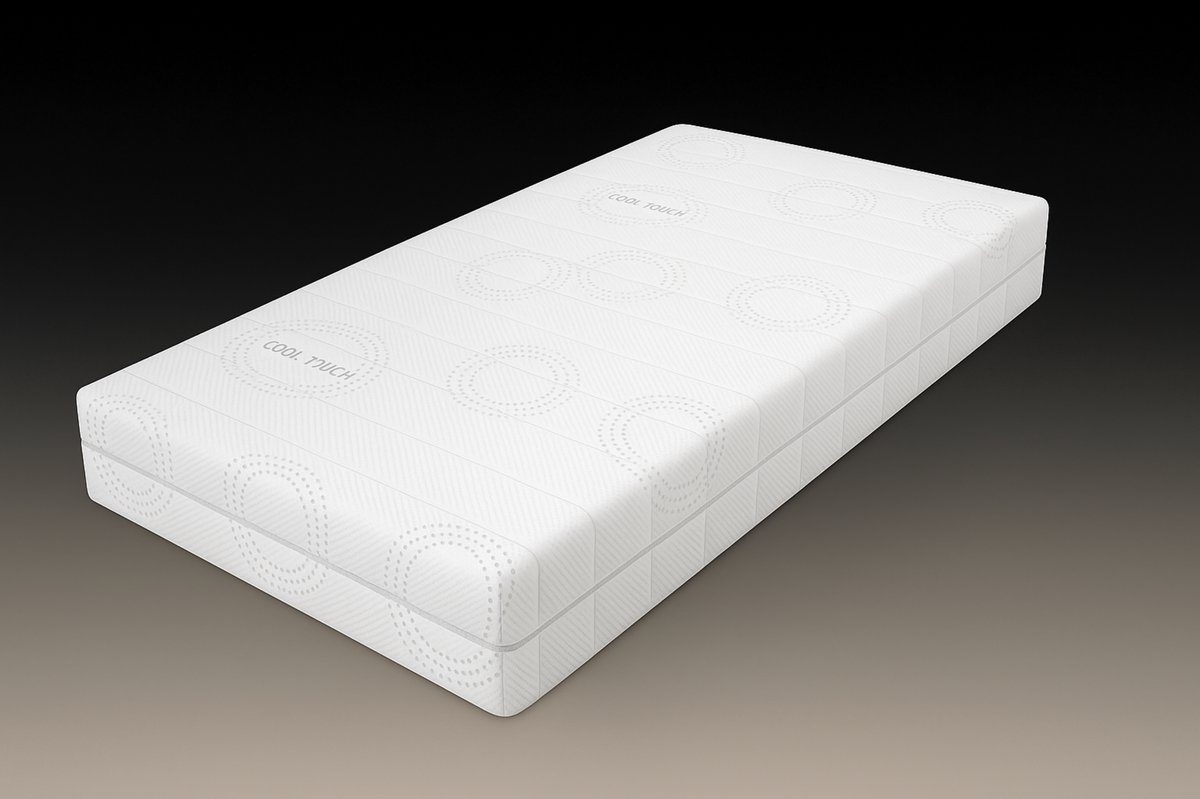 Matras 180x200 - Pocketvering - Dubbelzijdig 2 in 1 matras - extra dik - afneembaar hoes - 25cm dik- wit