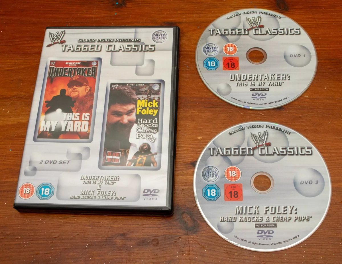 DVD WWE Tagged Classics: UNDERTAKER: This Is My Yard & MICK FOLEY: Hard Knocks & Cheap Pops