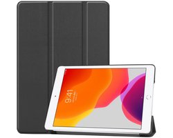imoshion Tablet Hoes - Geschikt voor Apple iPad 9/8/7 10.2 inch (9e generatie 2021 / 8e generatie 2020 / 7e generatie 2019) - Trifold Bookcase - Zwart