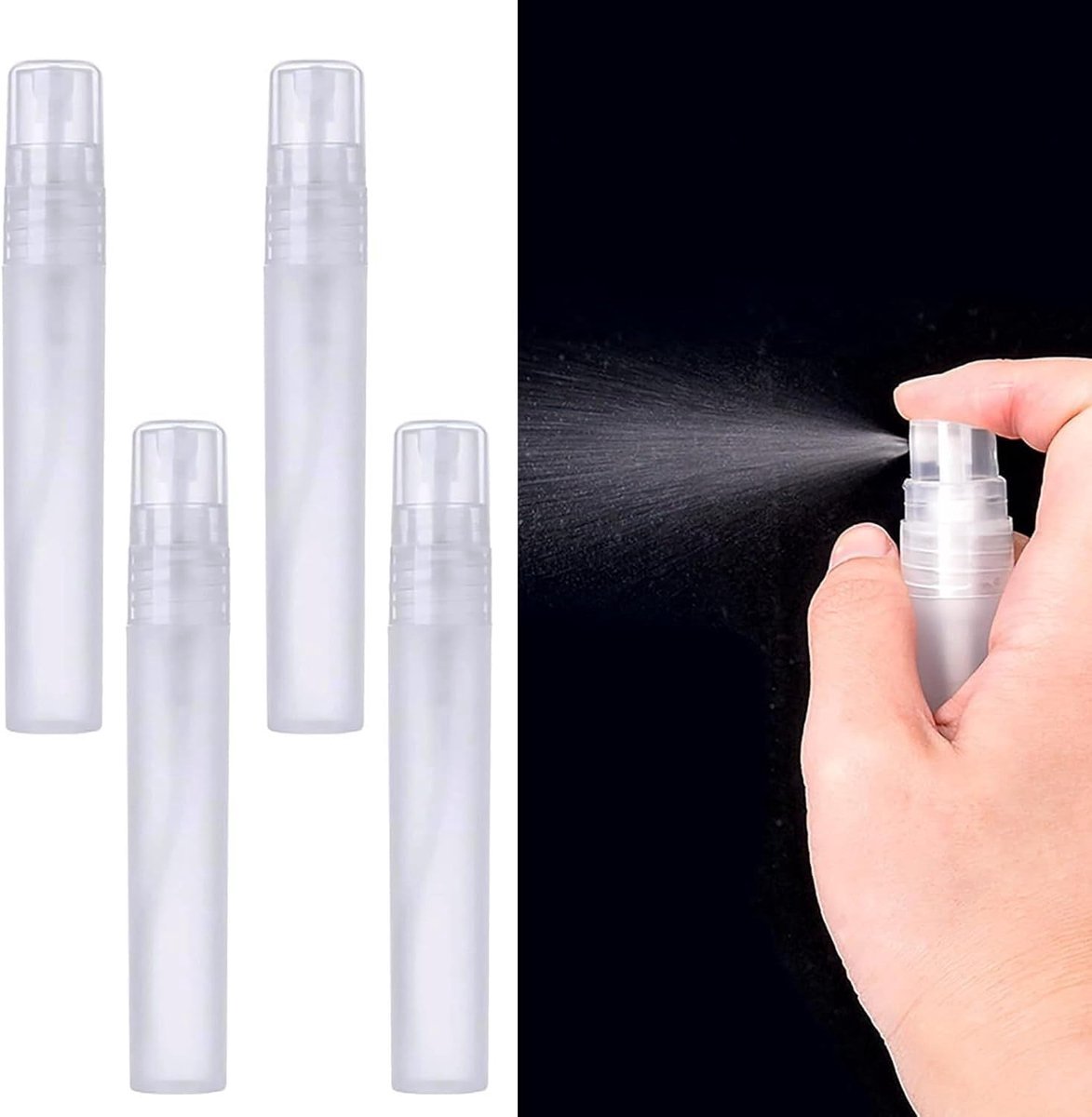 5pcs Kleine Spray Flacons - 10ml Mini Spray Fles - Draagbare Parfum Fles - Navulbare Spray - Lege Fijne Mist