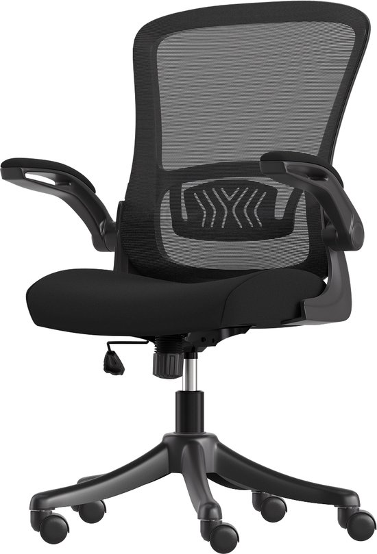 LifeGoods Ergonomische Bureaustoel - NEN1335-gecertificeerd - Gamestoel - Office Chair - Volwassenen - Kantoorstoel - Verstelbaar - Zwart