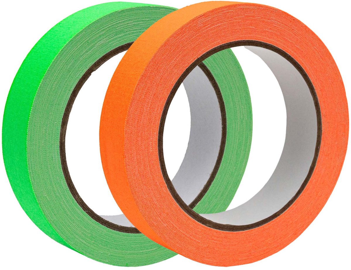 CRAP.SUPPLY® CINETAPE BUNDEL - Gaffer Tape Small - 25mm - Matt Finish - Voor Film & Fotografie