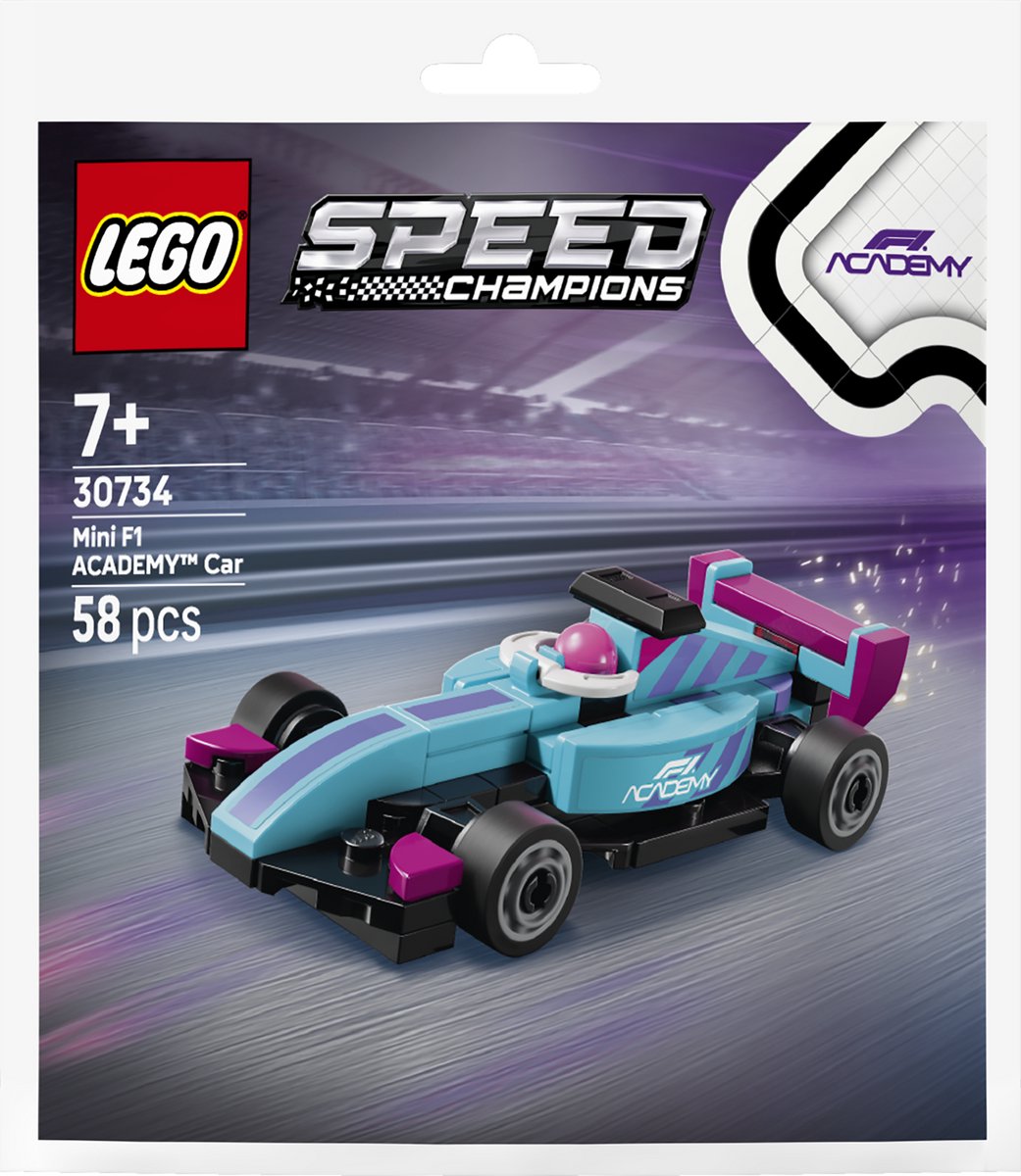 LEGO Speed Champions F1-wagen, mini