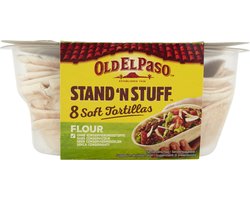 Old El Paso Stand ’n Stuff Tortilla Wrap - 6 x 8 stuks - Burrito Mexicaans - Wraps Voordeelverpakking