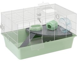 AMA® Hamsterkooi - Knaagdierkooi - Kooi - Inclusief Accessoires - 69.5x46x41cm