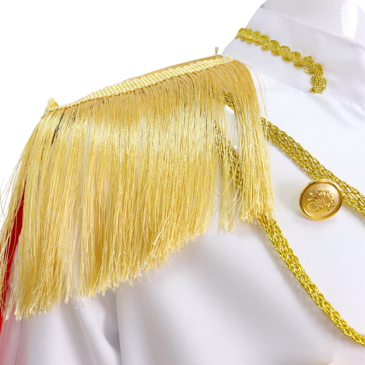Joya Kids® Luxe Prins Verkleedkleding Kind | Koning Kostuum voor Jongens | Compleet Verkleedpak met Cape, Kroon, Staf & Schoenhoezen | Majesteit Pak Kinderen | Carnaval, Verkleedfeest, Schooltoneel | — afbeelding 10