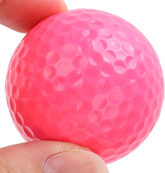 IMPERATORIS® Golf Oefenballen - Airflow Ballen - Geperforeerde Plastic Ballen - Voor Training in Tuin en Binnen - Lichtgewicht - Set van 1 - rose van IMPERATORIS — afbeelding 4