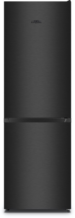 Everglades EVUD4150A koel-vriescombinatie A energieklasse 304L Total No Frost Dark Inox 5 jaar garantie