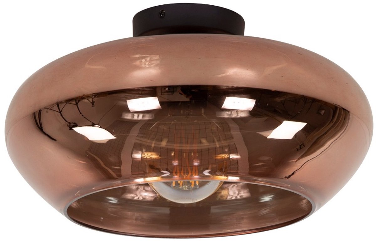 AnLi Style Plafondlamp Elevate 1-lichts / Koper glas