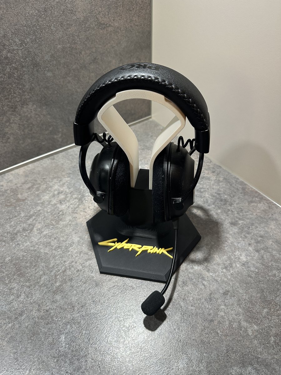 Hoofdtelefoon houder CYBERPUNK - Headset stand - Koptelefoon standaard - Koptelefoon houder