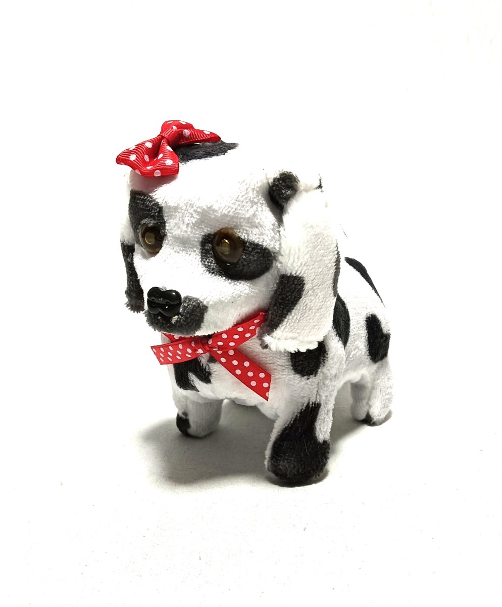 knuffel speelgoed - Interactieve speelgoed puppy -blaft en beweegt op geluid - knuffel hondje