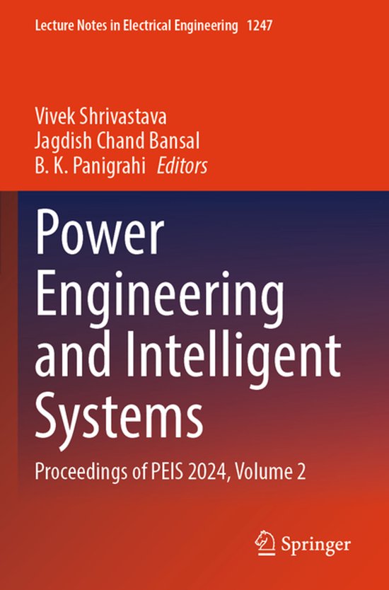 Lecture Notes in Electrical Engineering1247- Power Engineering and ...