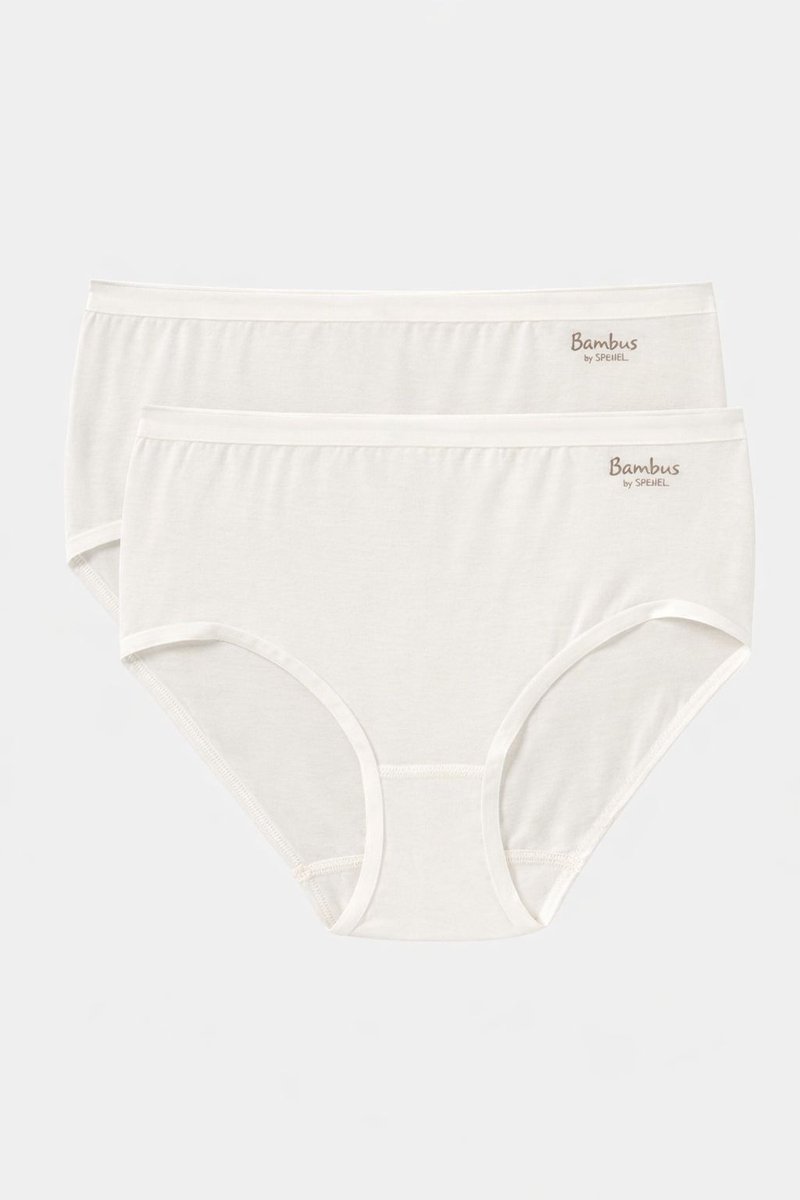 Speidel Bamboe Bamboo Bambus Swenja Dames Midislip 2 Pack - Ecru