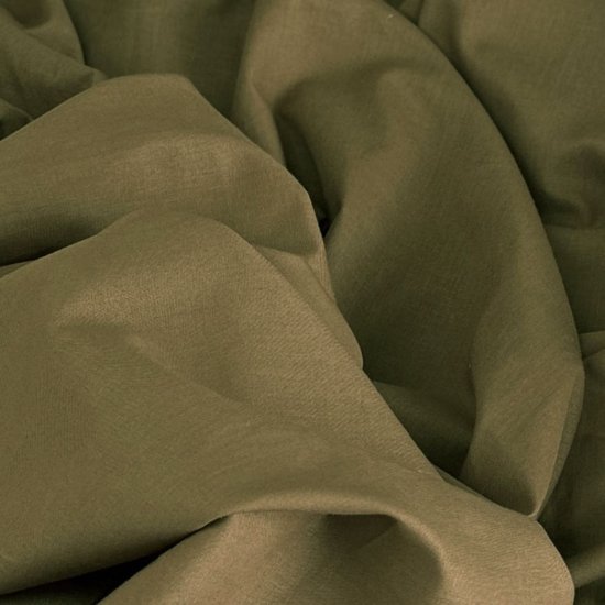 Kayori Kai Topper Hoeslaken Katoen - 160x200-210cm - Donkergroen