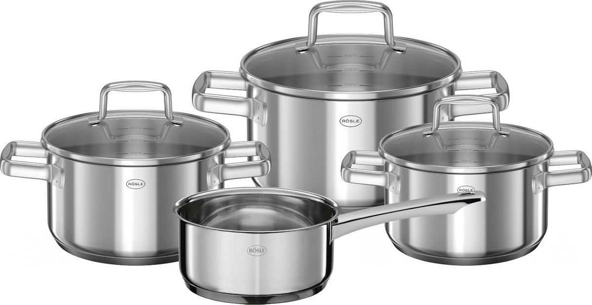 Pot Set van 4 - Hoogwaardige Kookgerei voor Elke Keuken