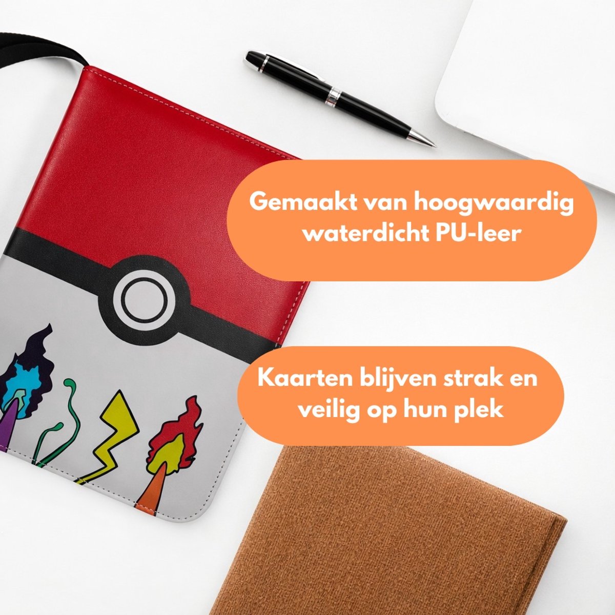 Verzamelmap voor Pokémon kaarten – 900 Kaarten – Verzamelkaarten map