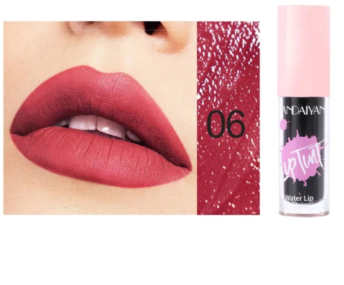2in1 Waterproof Liquid Lip Stain Burgundy 06 - 5ml