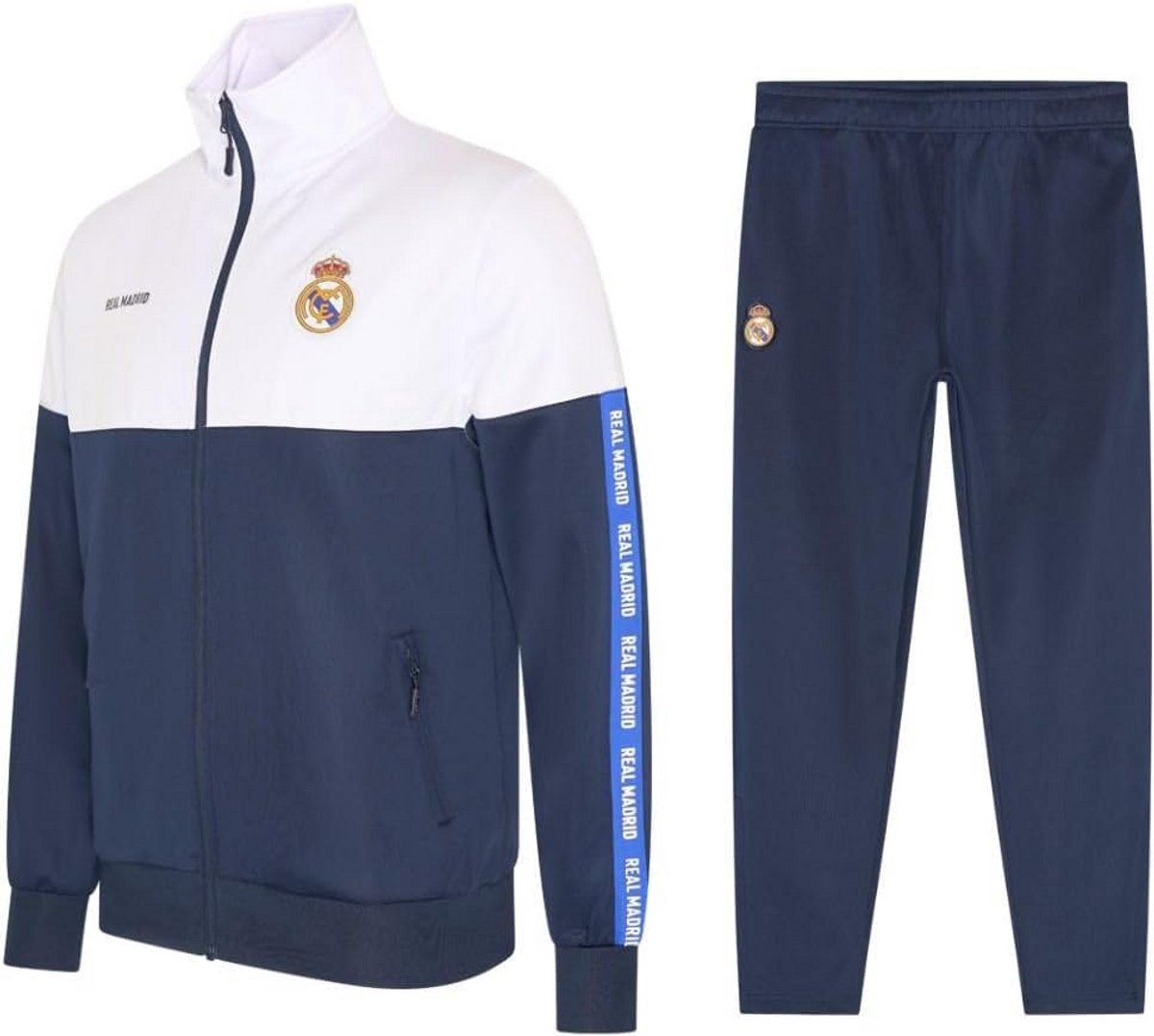 Voetbal Tracksuit voor Mannen - XL - Seizoen 2024/2025 - Sportieve Trainingsoutfit in Donkerblauw