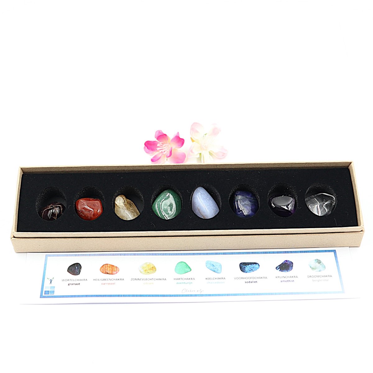 Chakra set Trommelsteentjes