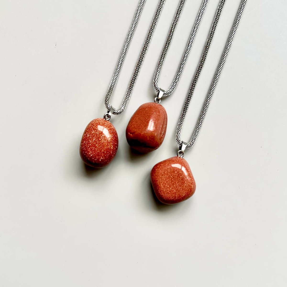 Gemstone ketting Goudsteen