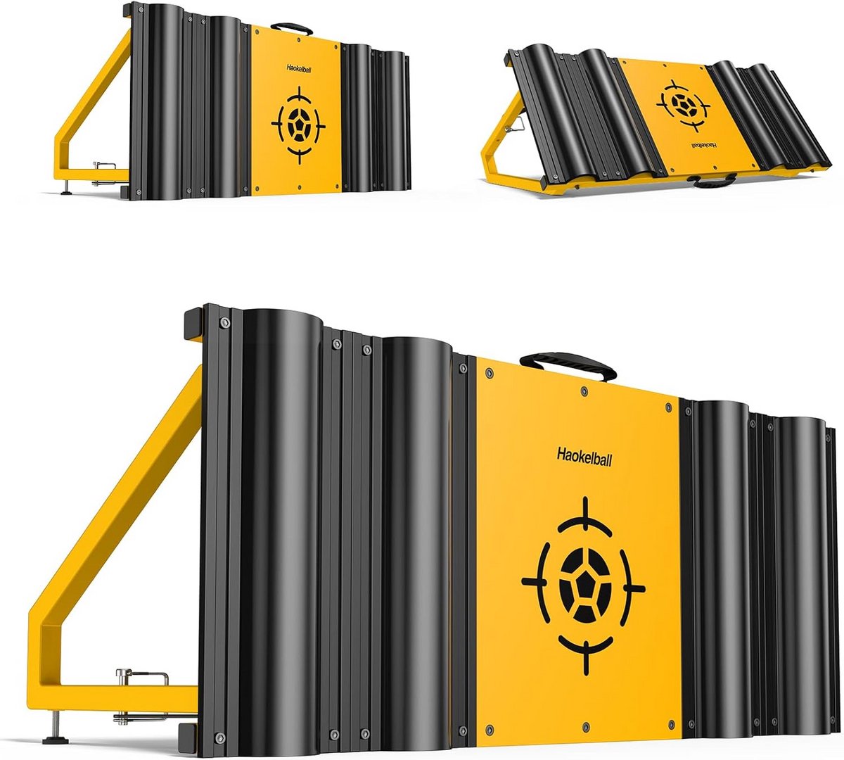 Voetbal Rebounder Board – Kick Back Trainer met Verstelbare Hoek en Zandzakken voor Training