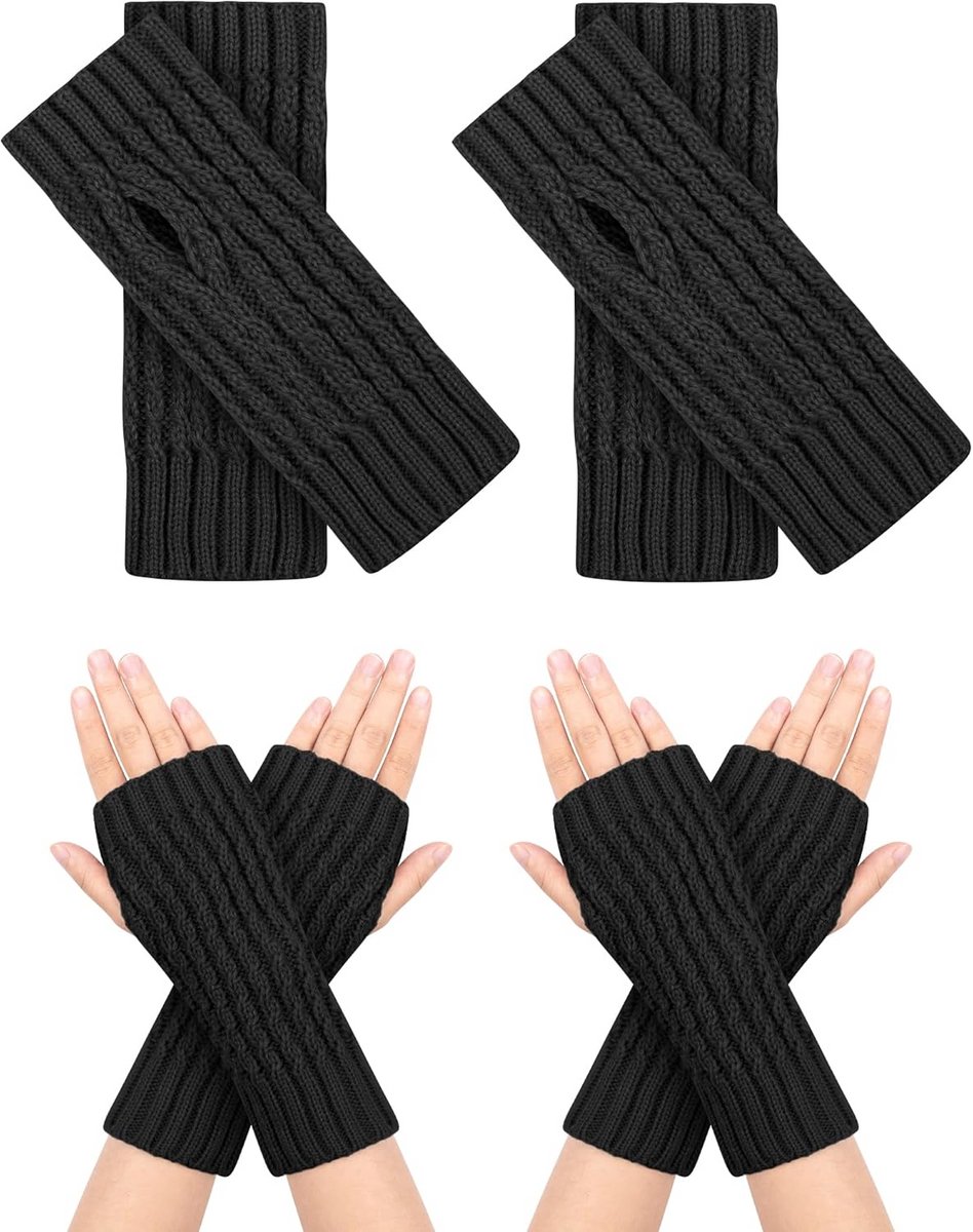Vingerloze Thermische Handschoenen voor Winter - Uniseks