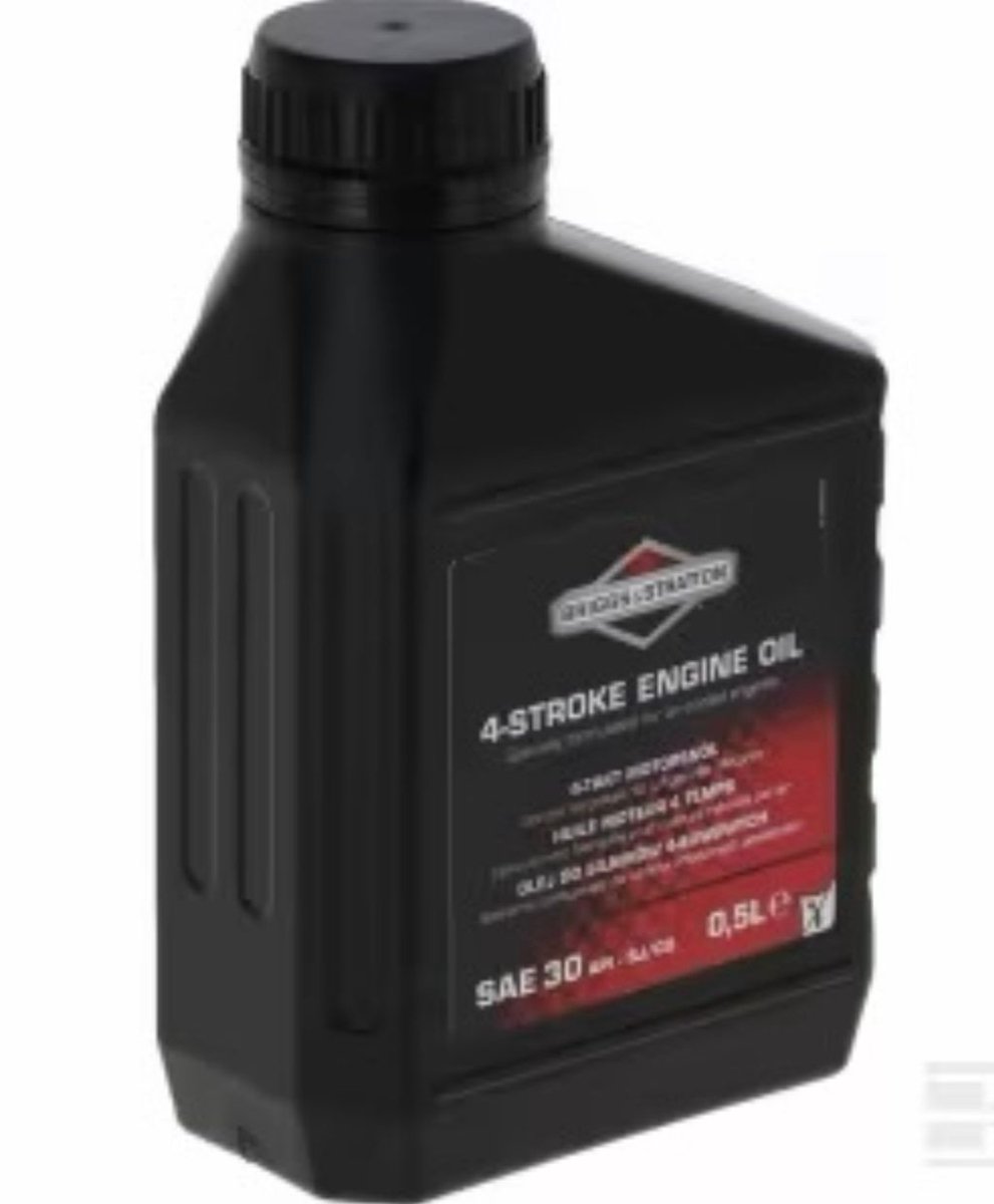 Briggs & Stratton 100004E - Olie voor Grasmaaiers - SAE 30 - 0,5 L - Mineraal