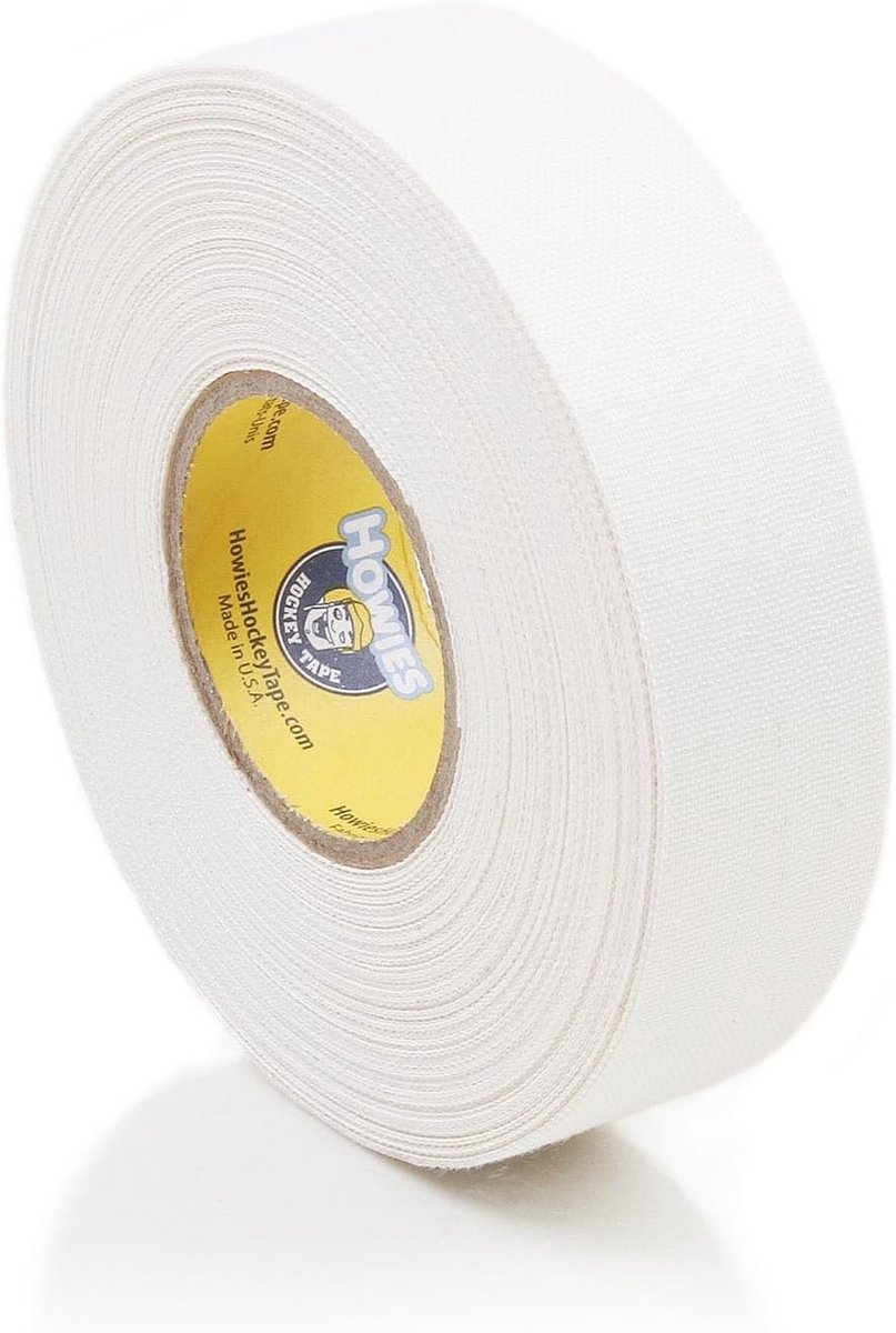 Profi Cloth Hockey Tape 25mm voor ijshockey - Zwart/Wit, 23 meter