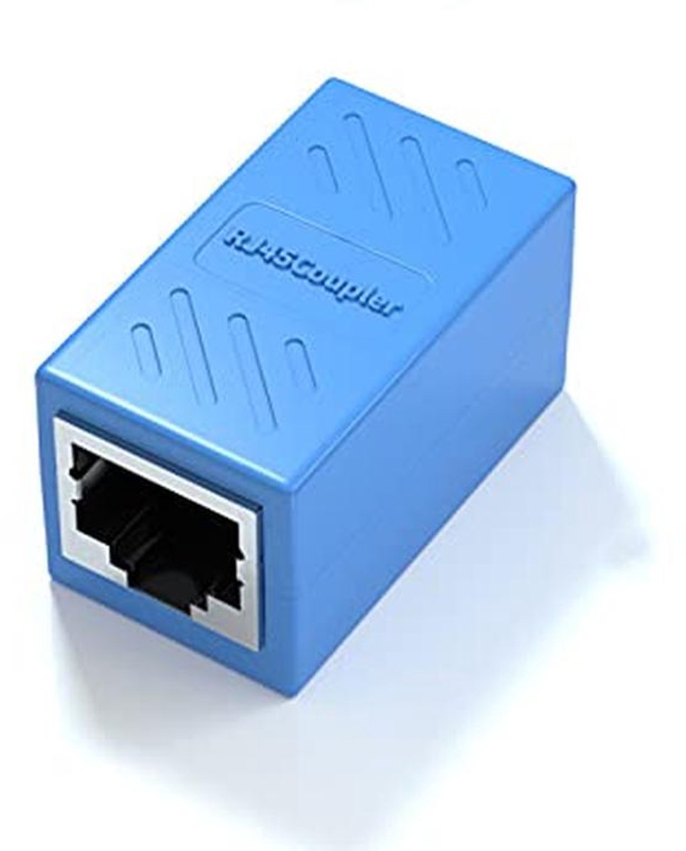 2-pack RJ45 Ethernet Koppeling - Netwerkkoppeling voor Cat7, Cat6, Cat5e, Cat5