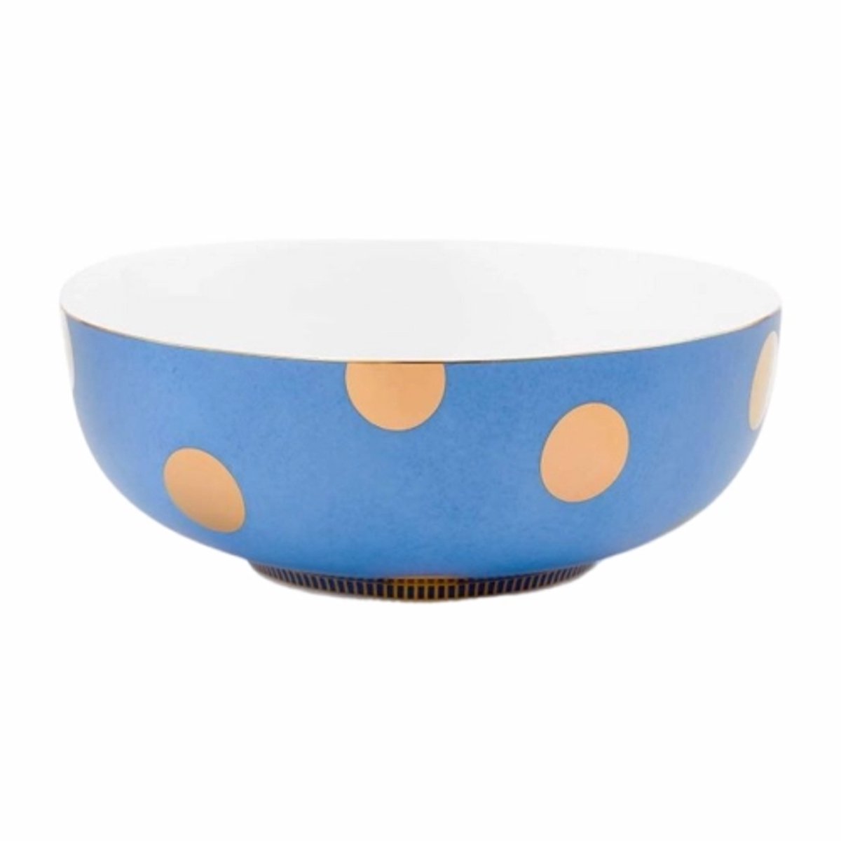 Kom Pip Studio Dot Delight Light Blue-Gold 20 cm (Set van 2)