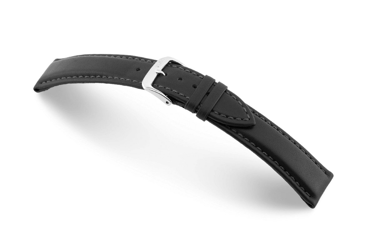 Lederband Corona 22mm zwart
